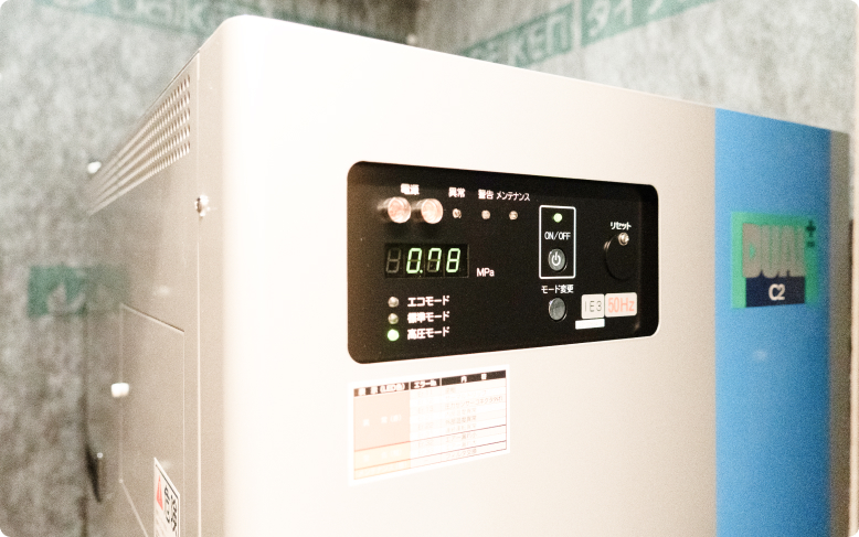 静音機材の設置